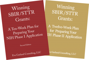 Winning SBIR/STTR Grants Book Covers By Eva Garland Consulting