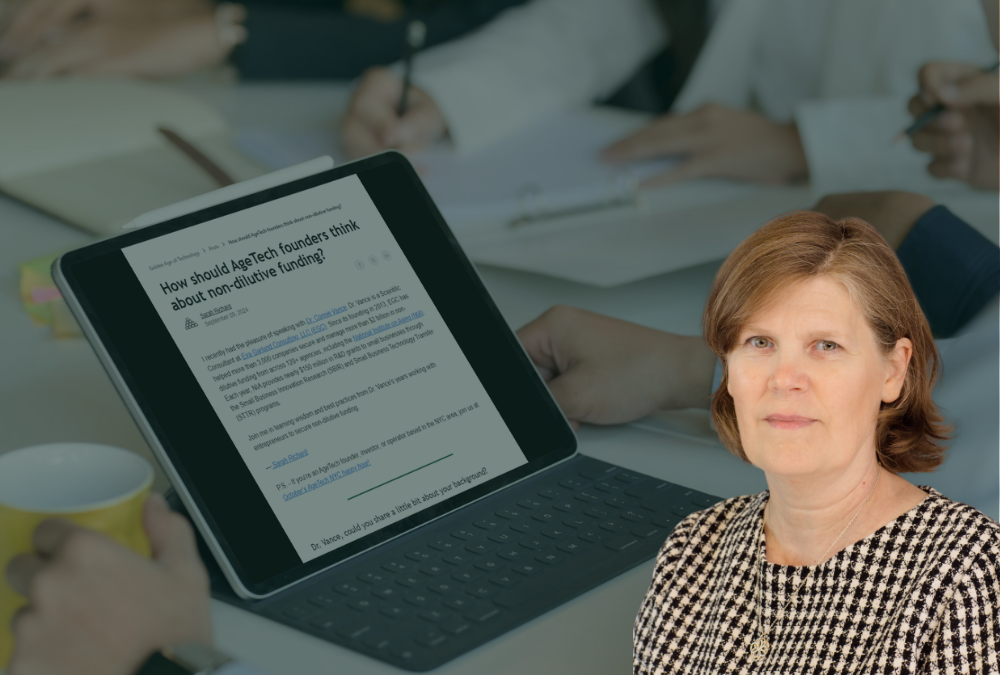 Dr. Connie Vance featured in AgeTech